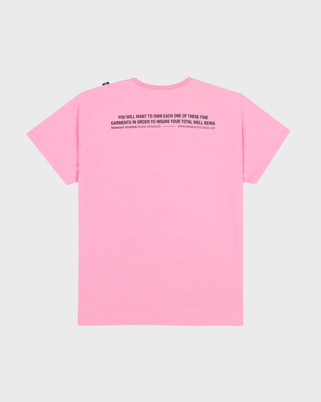 Greatest Love Songs T-Shirt in Ballet. Back angle.