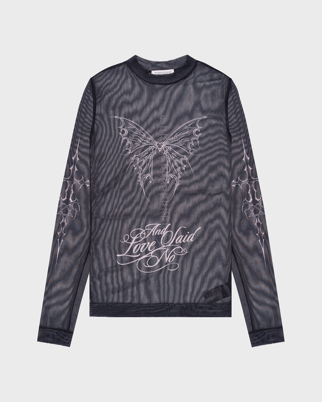 Tattoo Mesh Shirt - Black