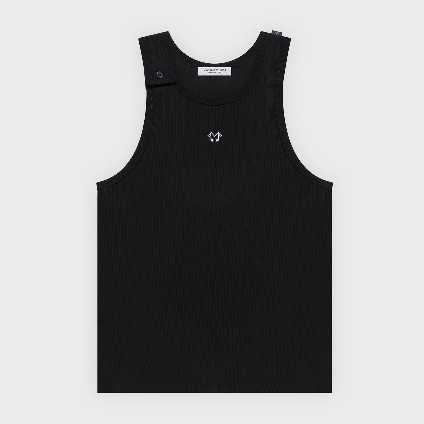 M-Note Logo Tank Top - Black