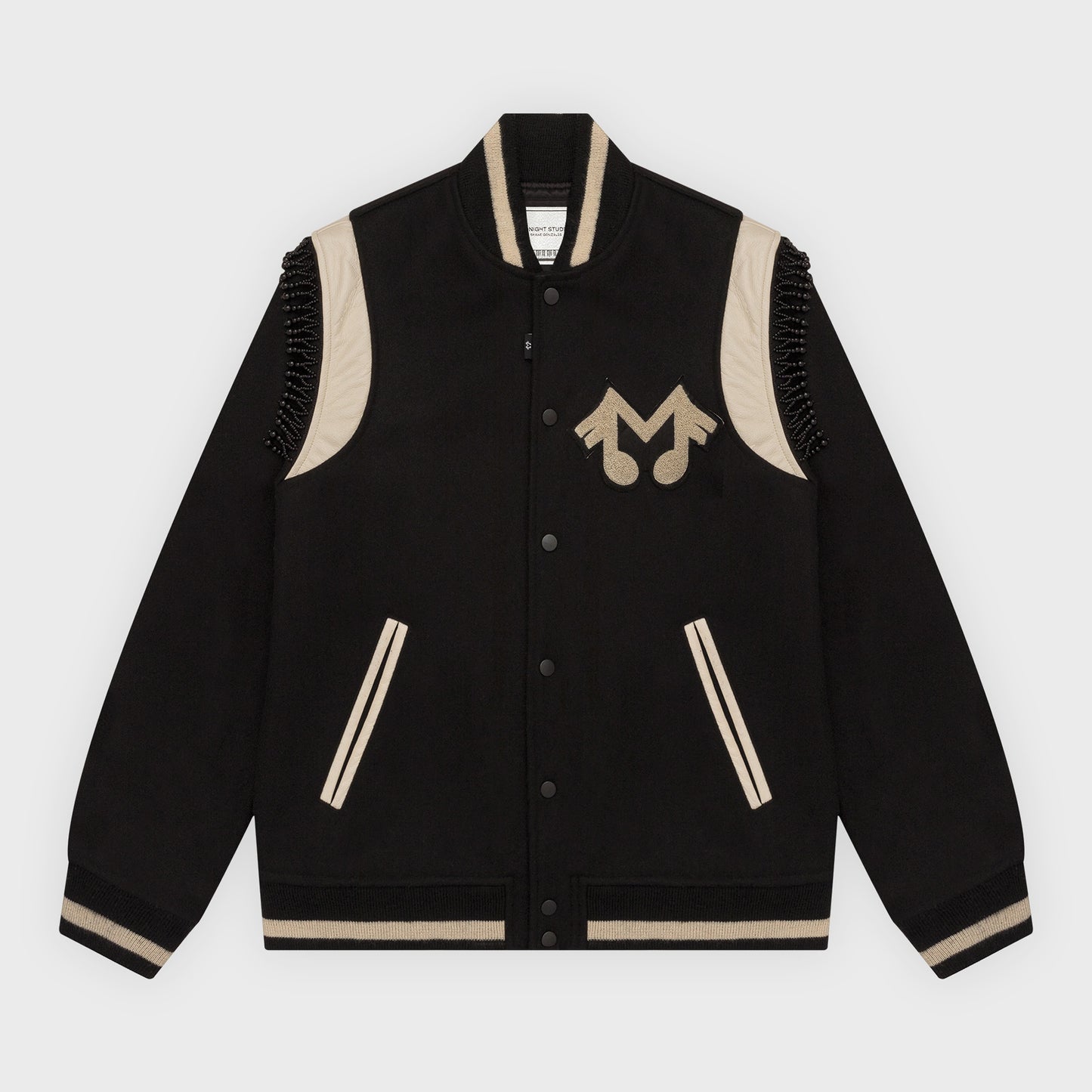 Chandelier Varsity Jacket - Black