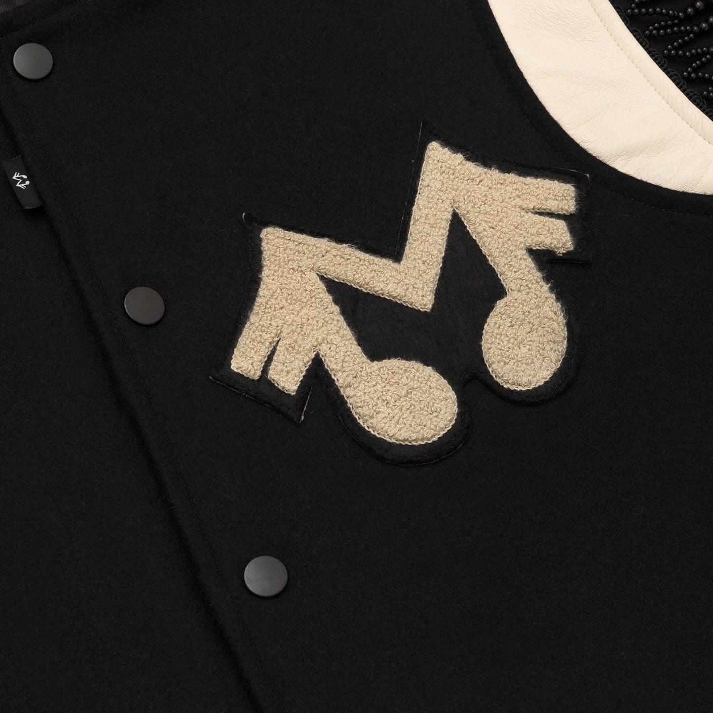 Chandelier Varsity Jacket - Black