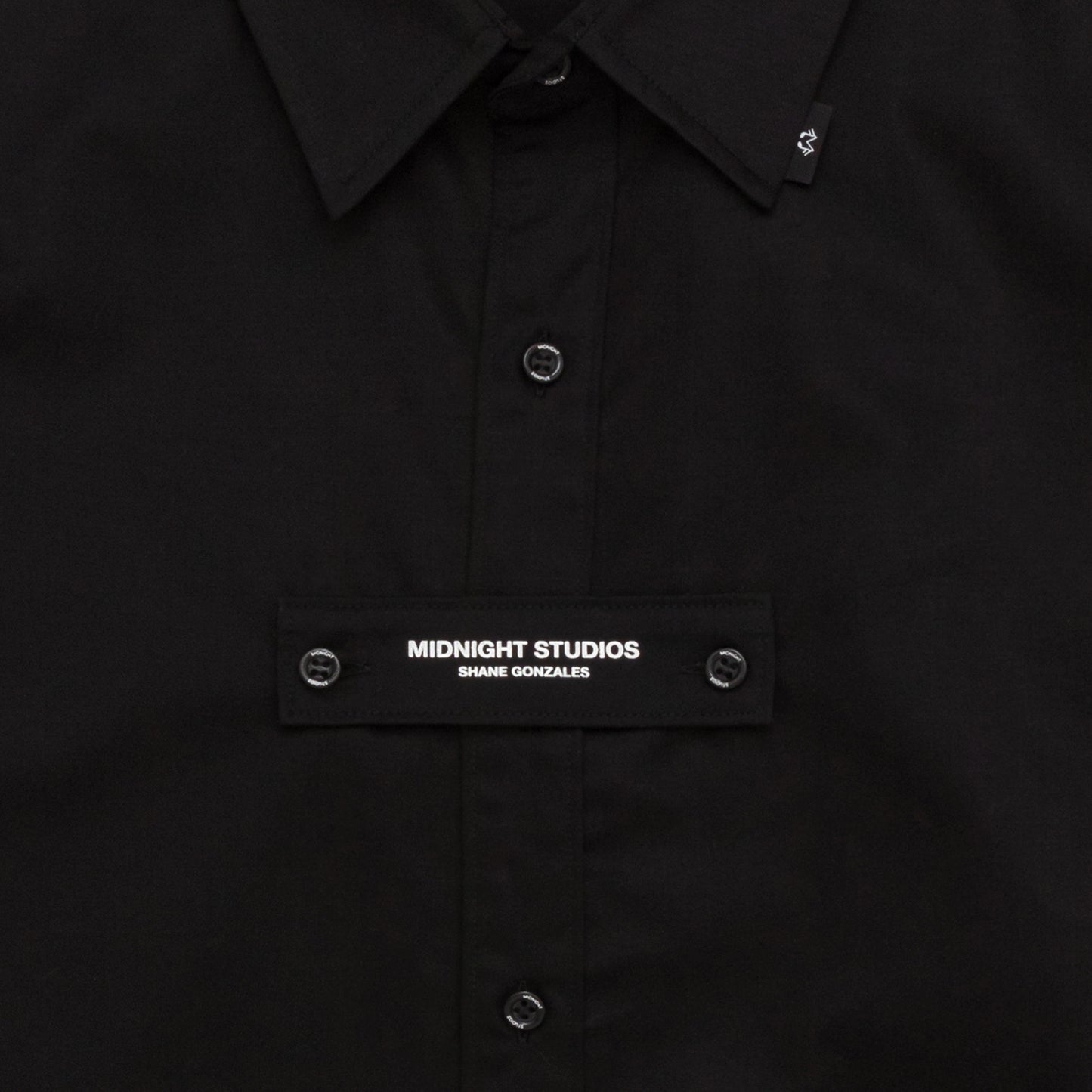 Studio Poplin Shirt - Black