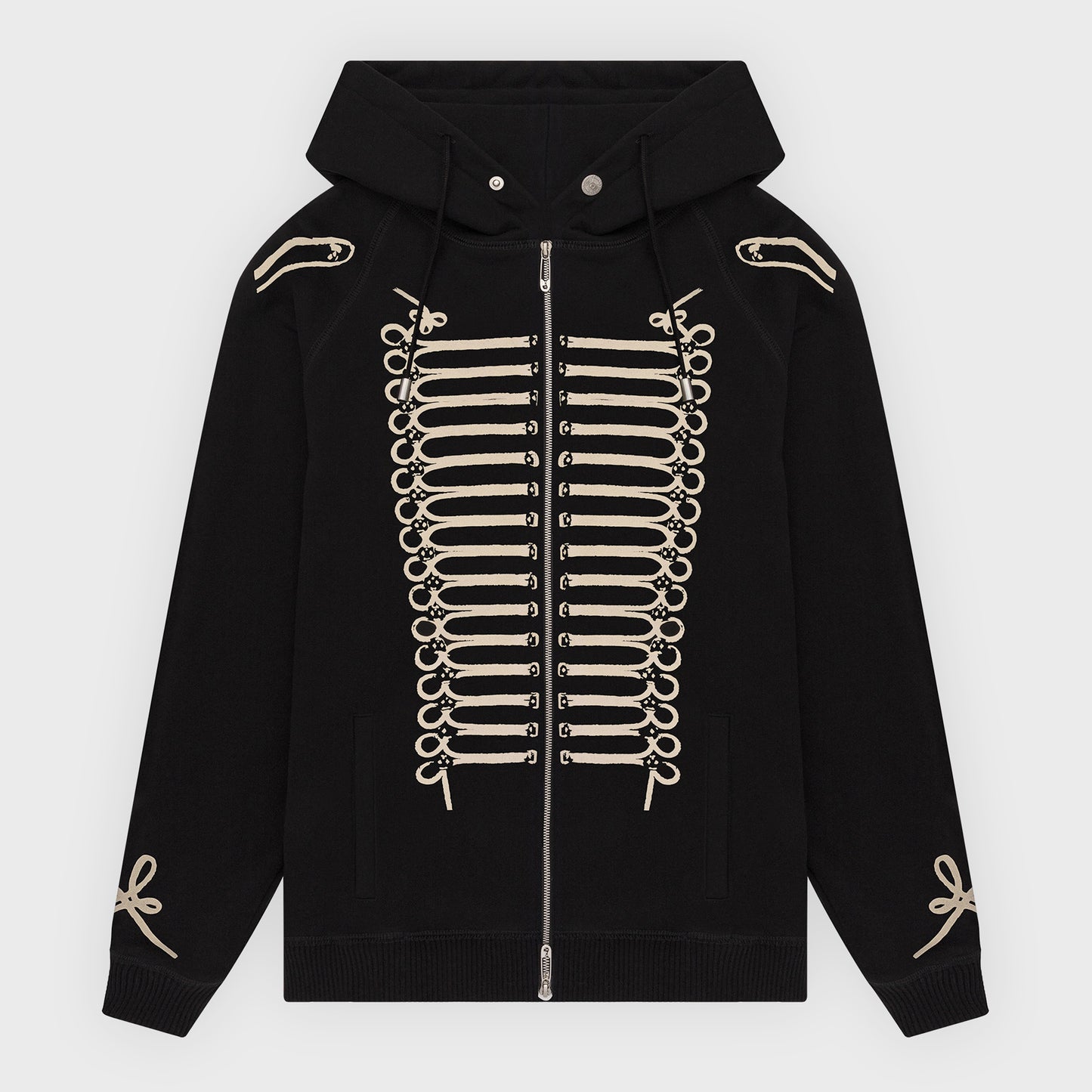 Parade Zip Up Hoodie - Black