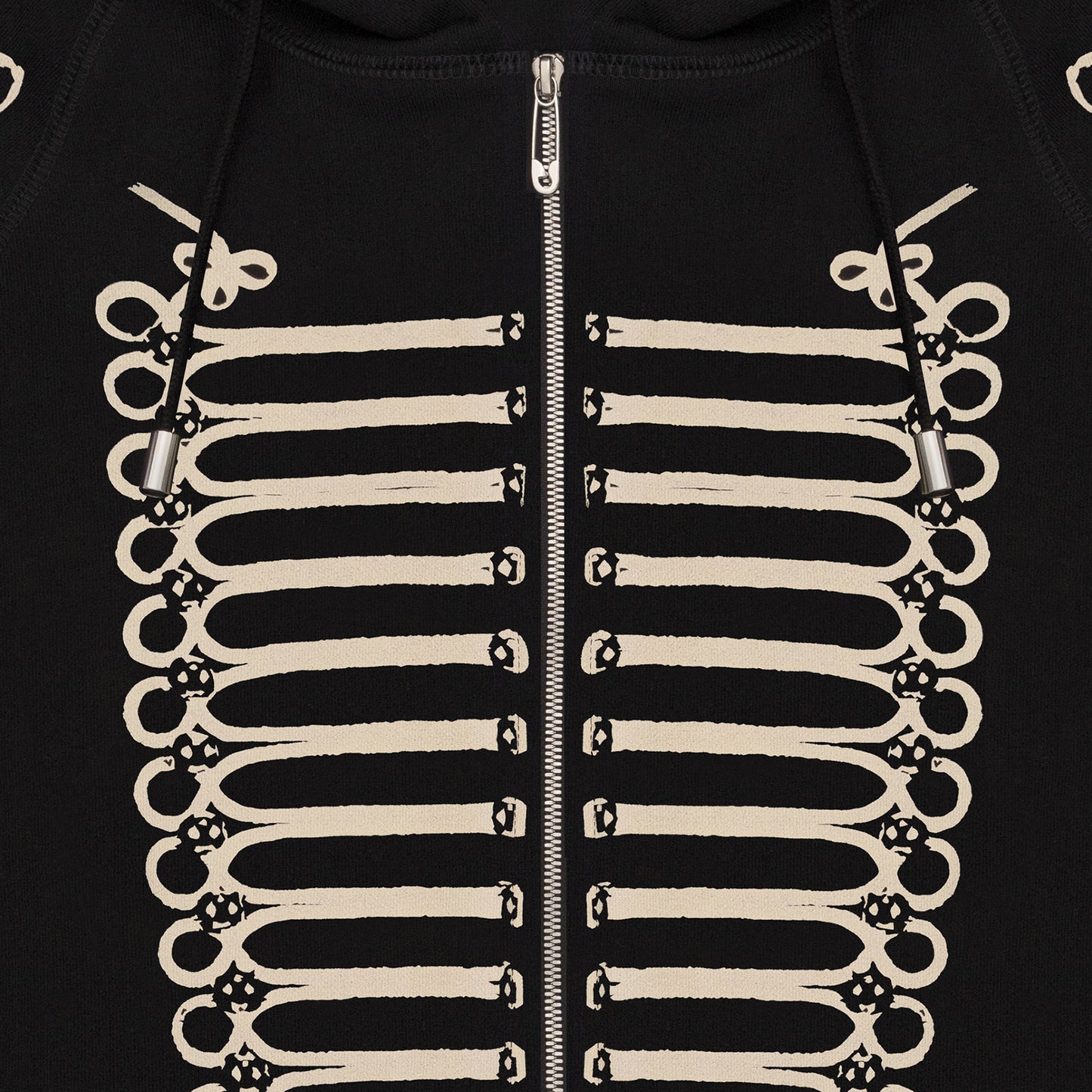 Parade Zip Up Hoodie - Black