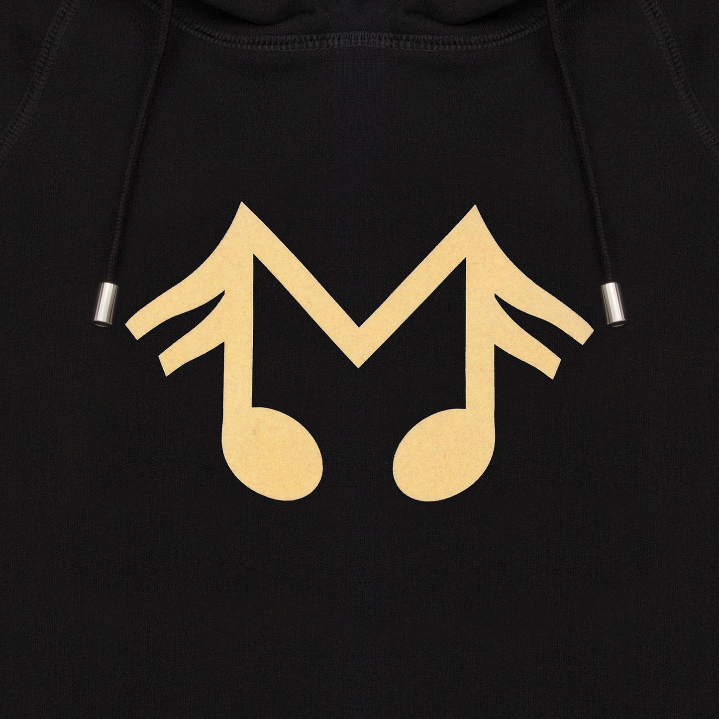 M-Note Logo Hoodie - Black