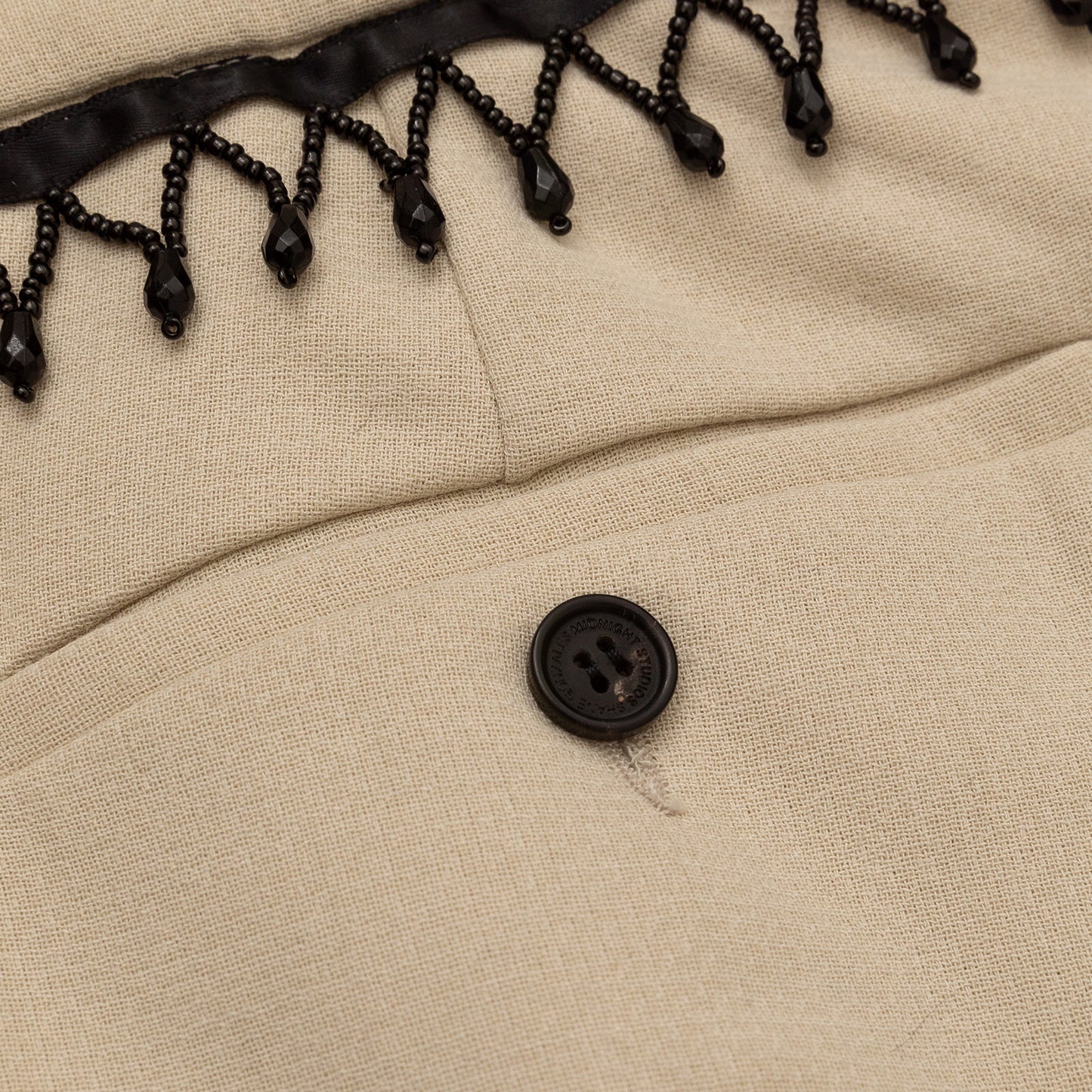 Synth Wool Trousers - Sand