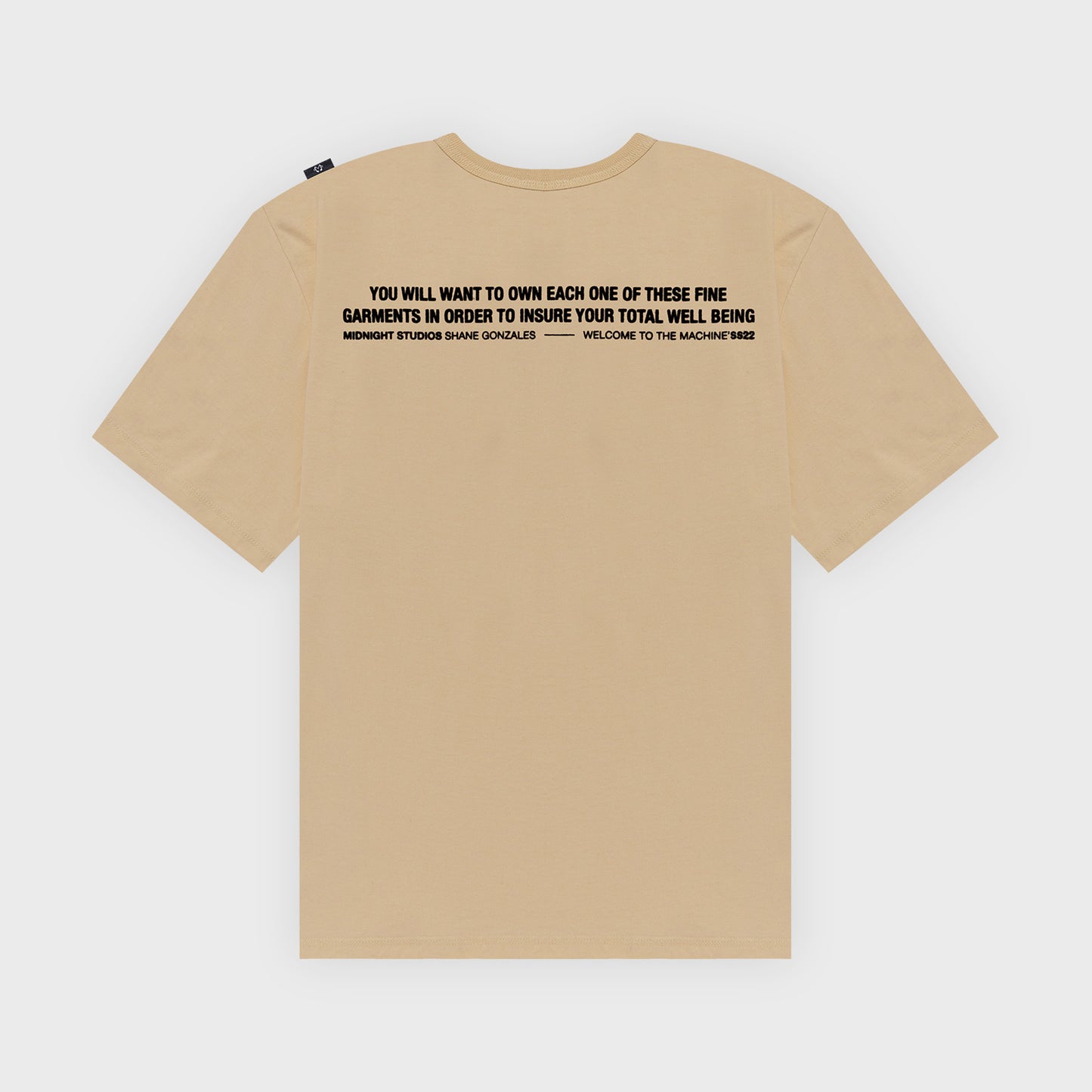 M-Note Logo T-Shirt - Sand