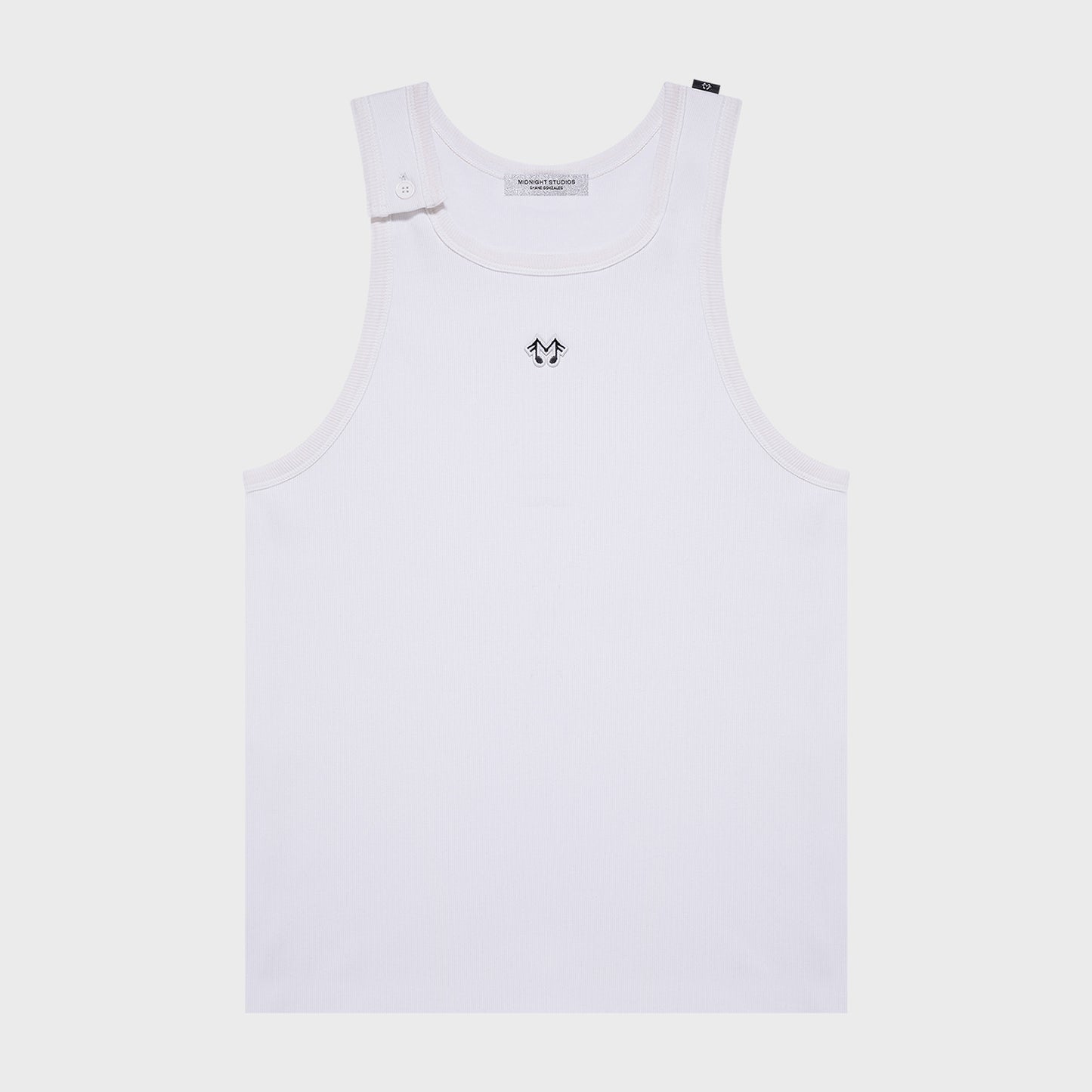 M-Note Logo Tank Top - White