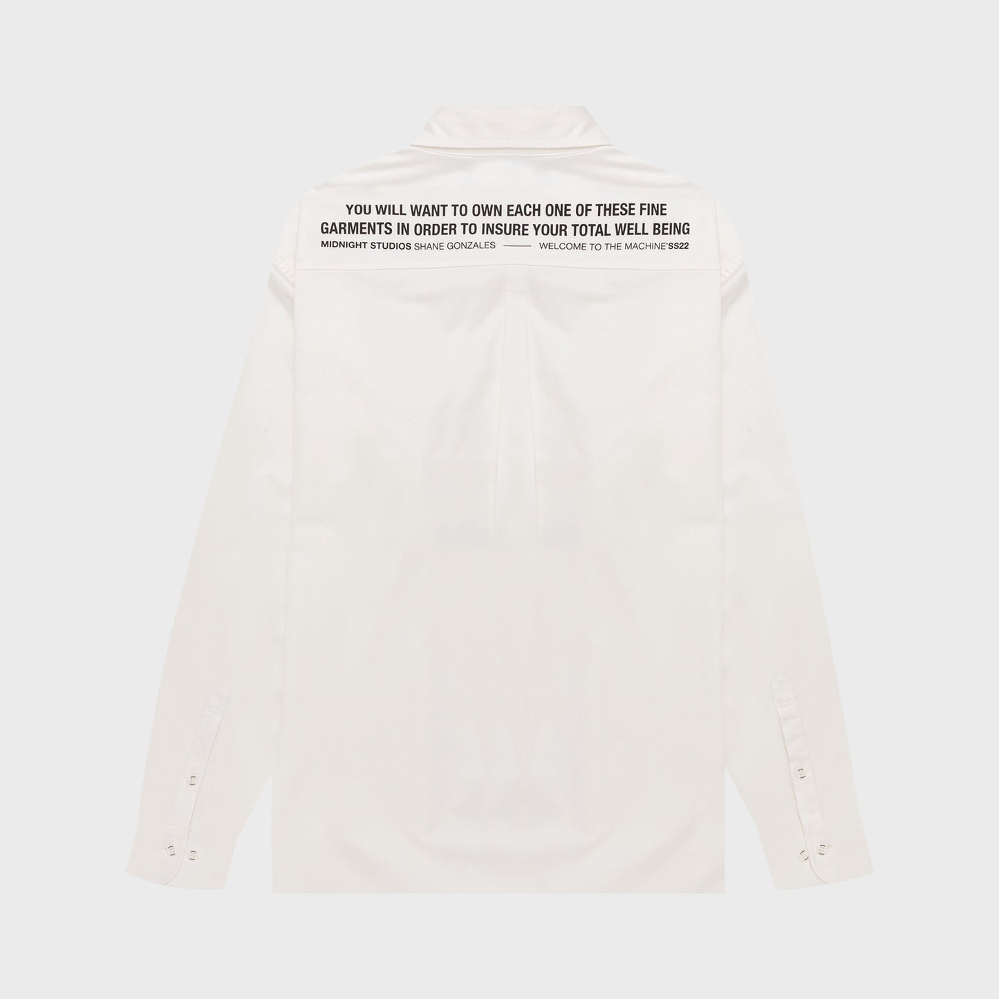 Studio Poplin Shirt - White
