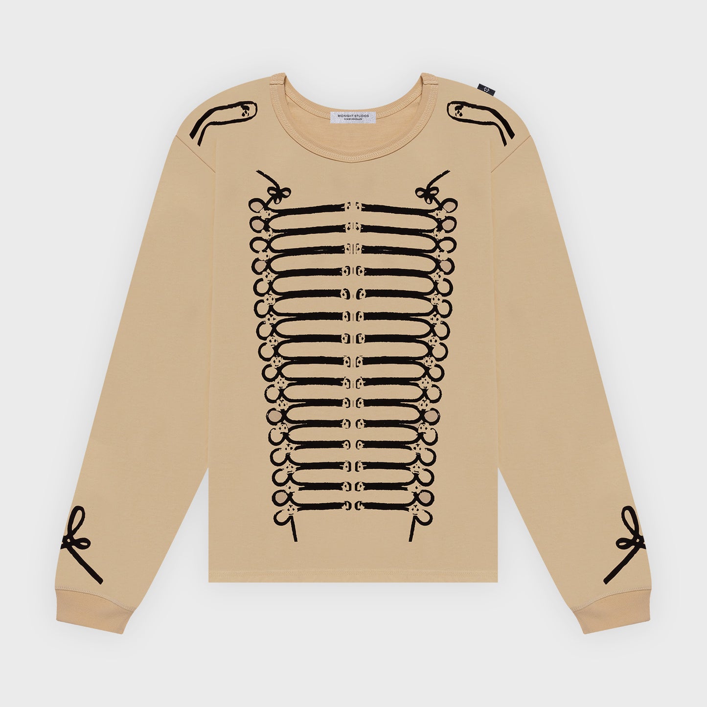Parade Cropped LS T-Shirt - Sand