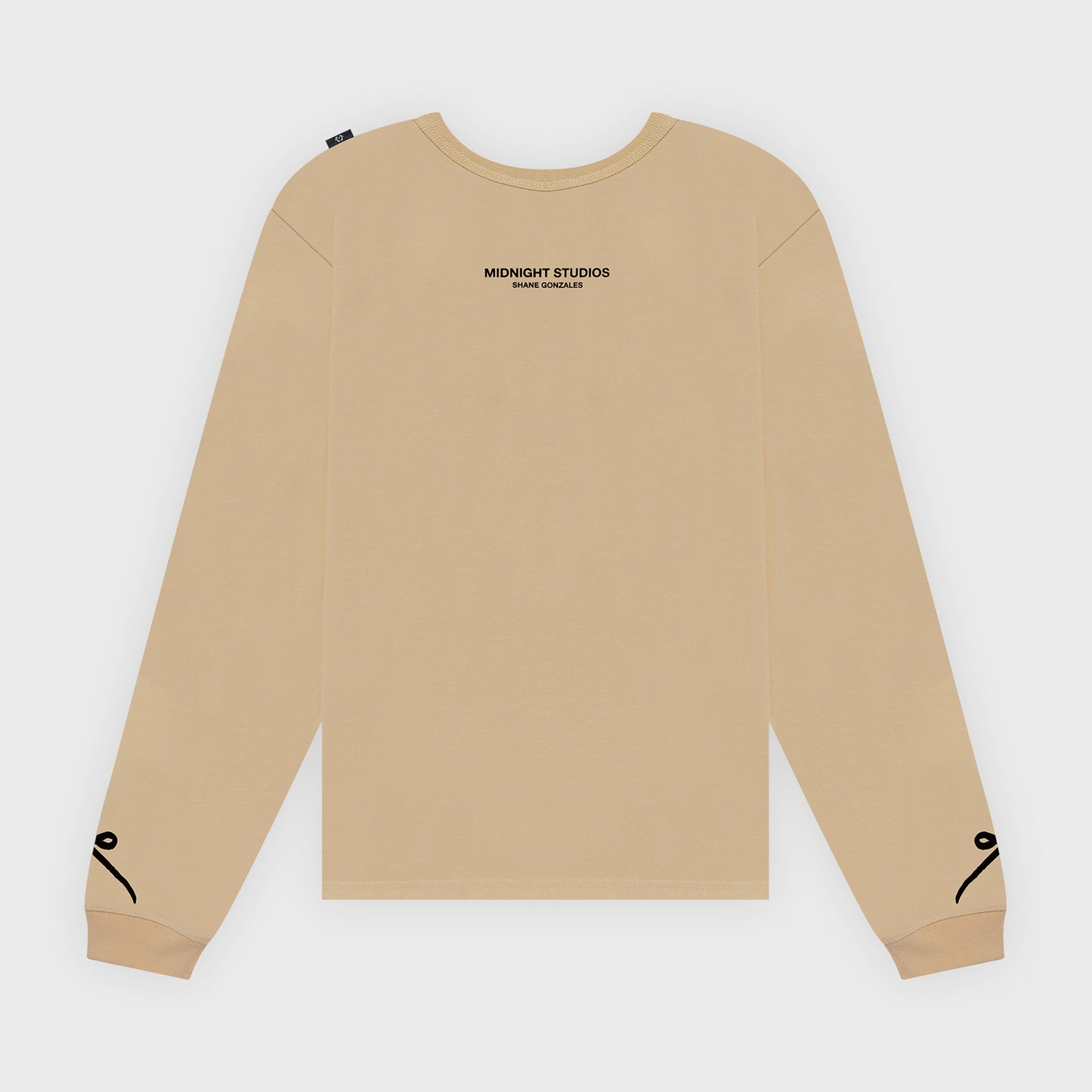 Parade Cropped LS T-Shirt - Sand