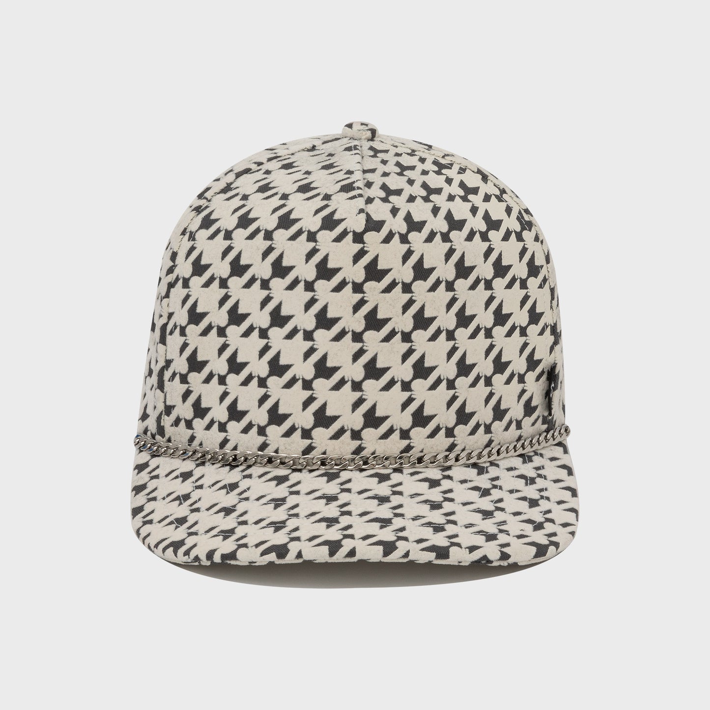 Monogram 5-Panel Cap - White Soundstooth