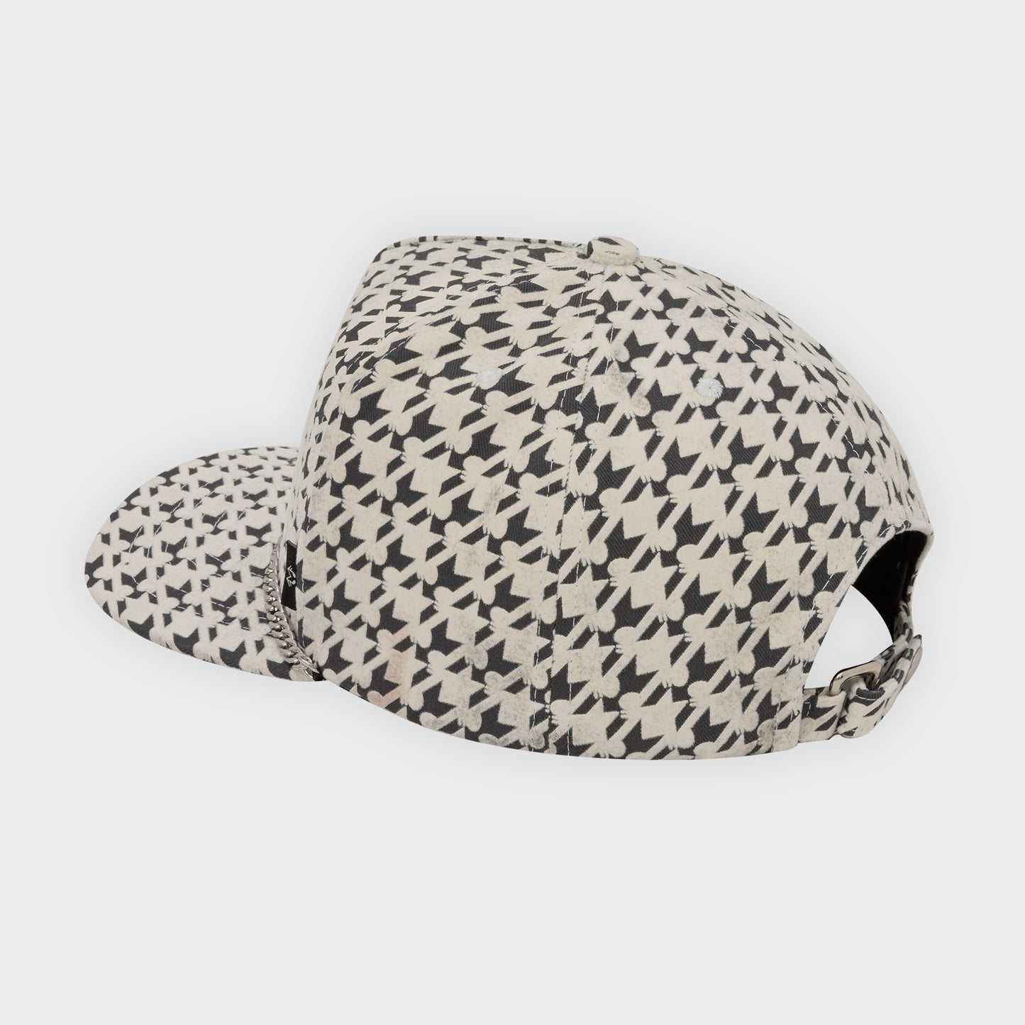 Monogram 5-Panel Cap - White Soundstooth