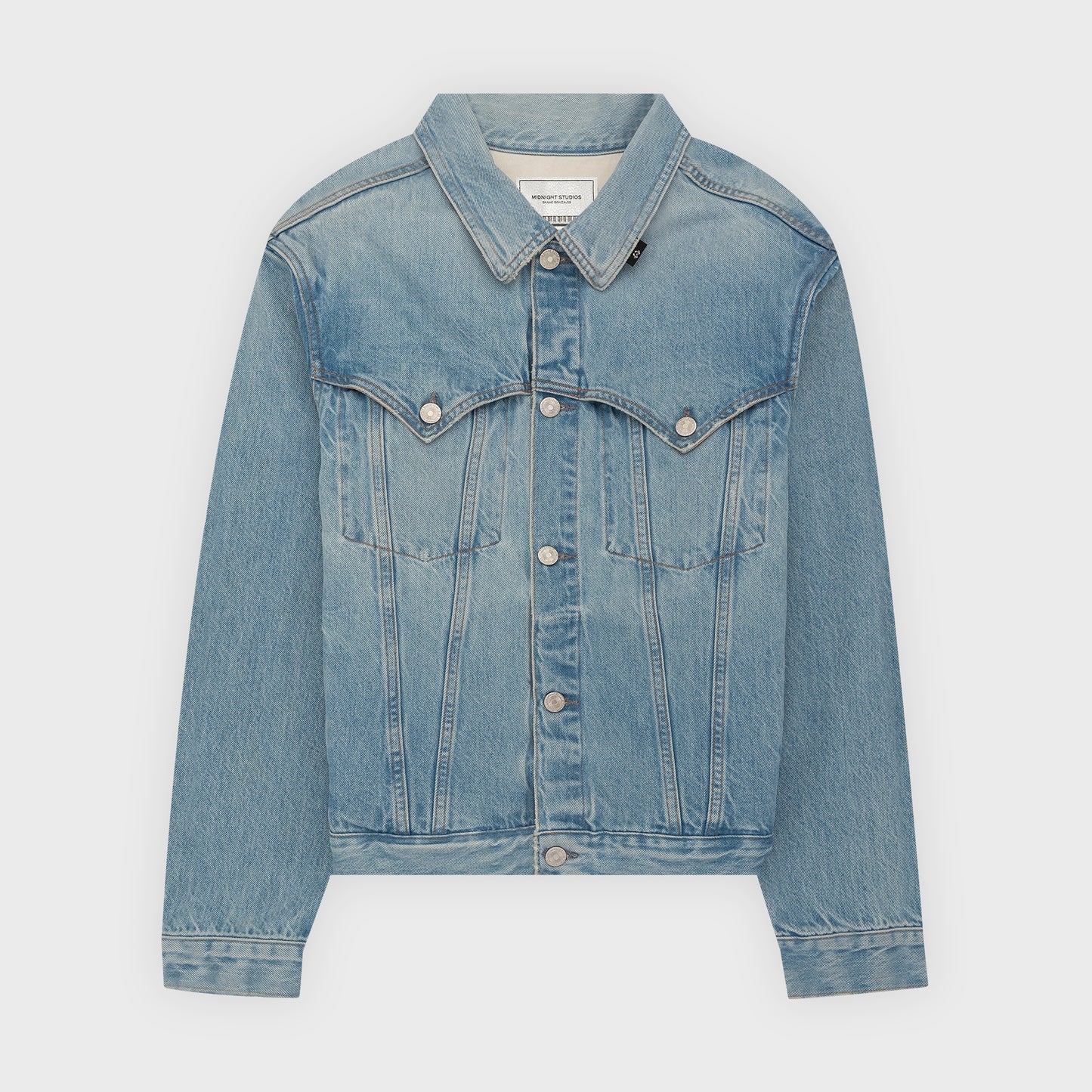 Hollywood Denim Jacket - Sky Blue