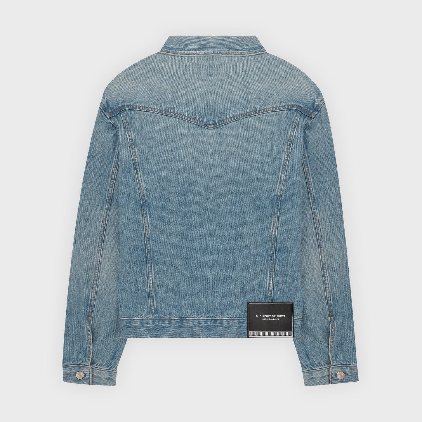 Hollywood Denim Jacket - Sky Blue