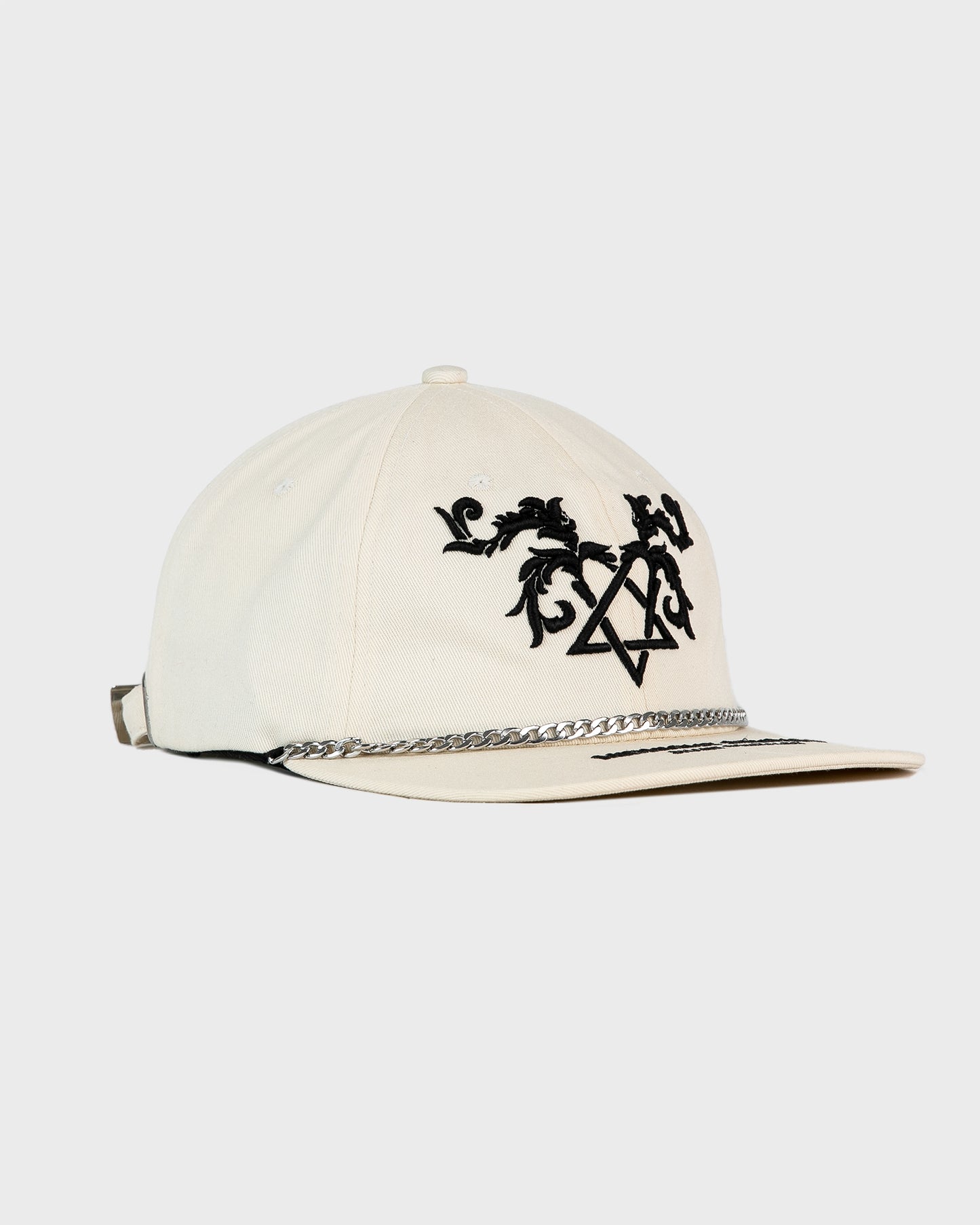 Heartagram Cap with Cuban Link - Pearl