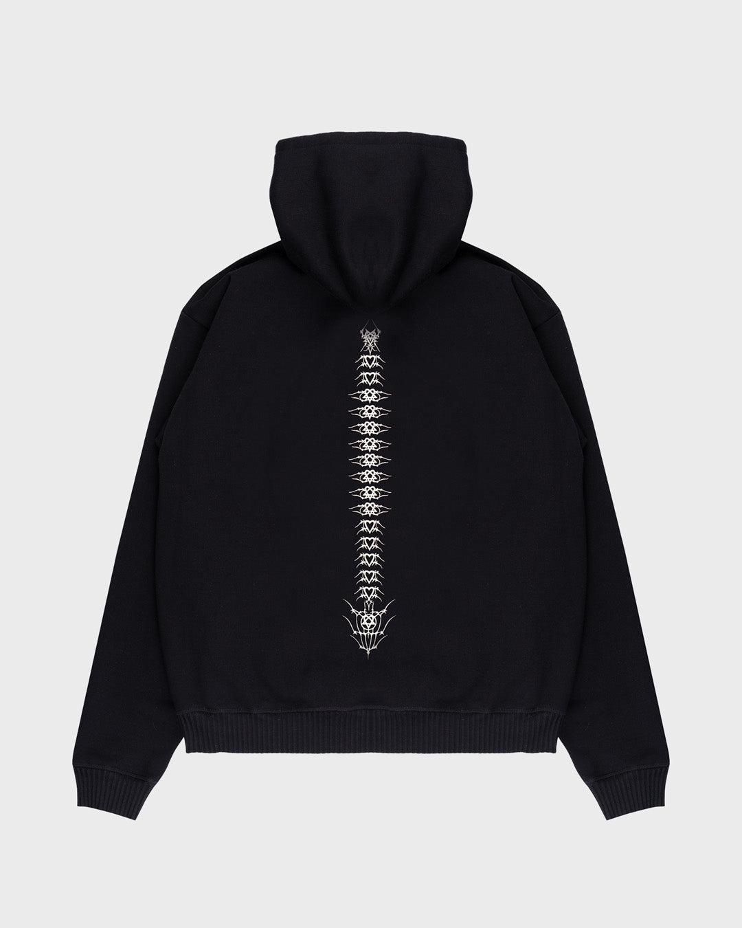 Tattoo All Over Print Hoodie Black