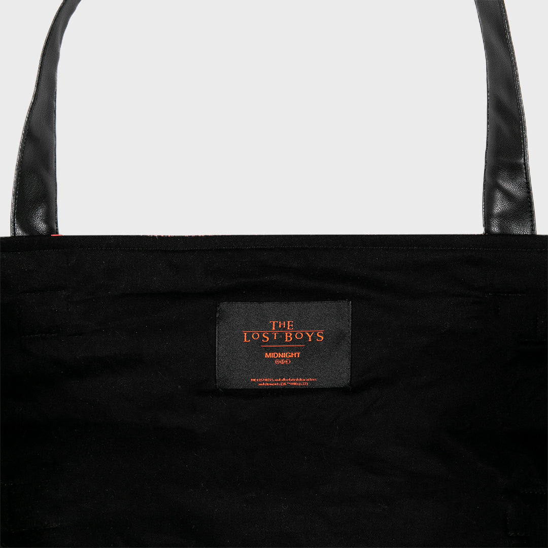 Reconstructed Moto Tote Bag