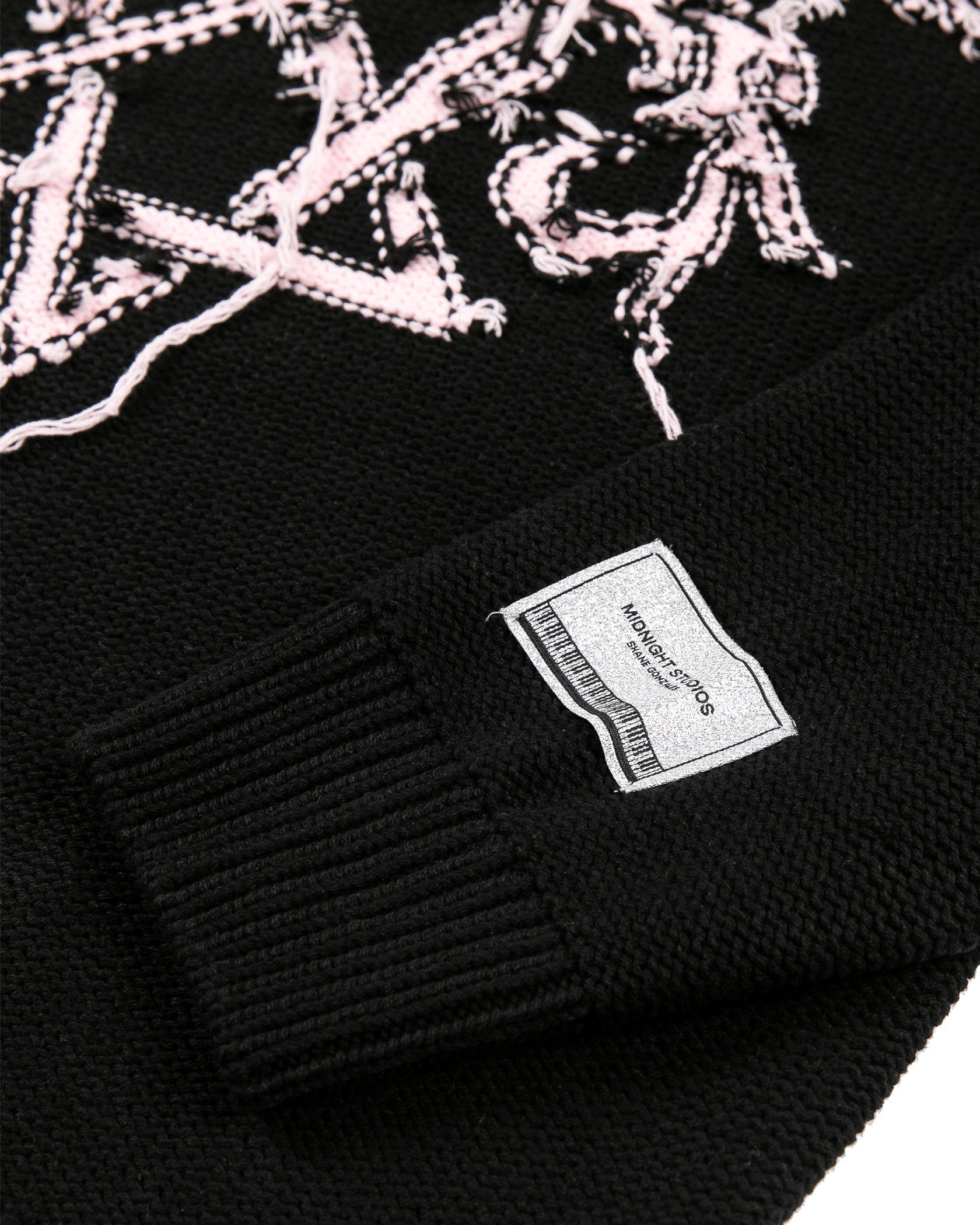 Heartagram Reverse Heavy Knit Sweater - Black – MIDNIGHT STUDIOS