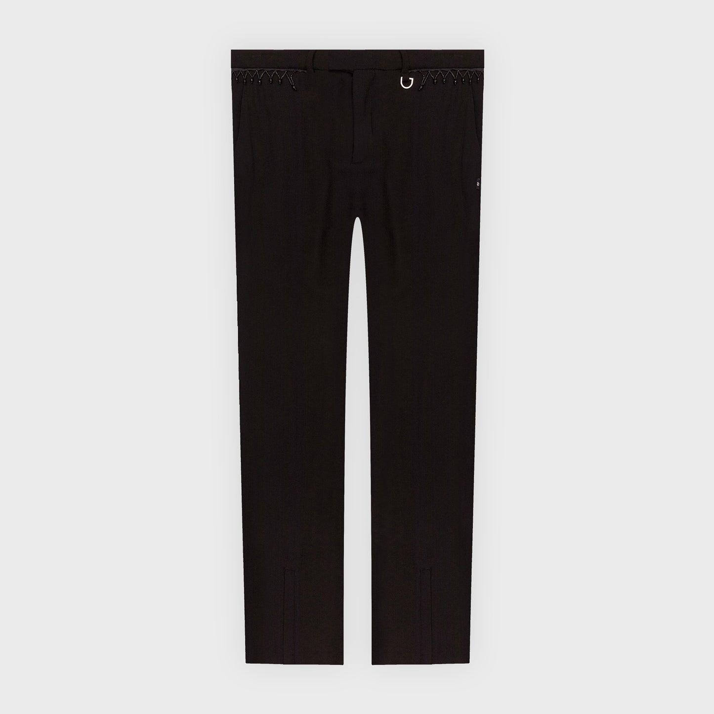Synth Wool Trousers - Black