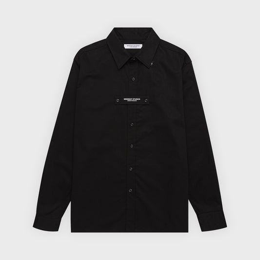 Studio Poplin Shirt - Black