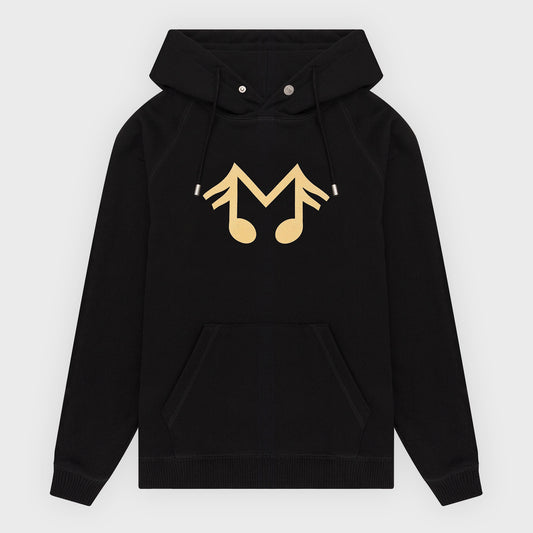 M-Note Logo Hoodie - Black