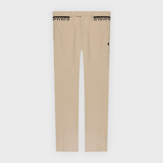 Synth Wool Trousers - Sand