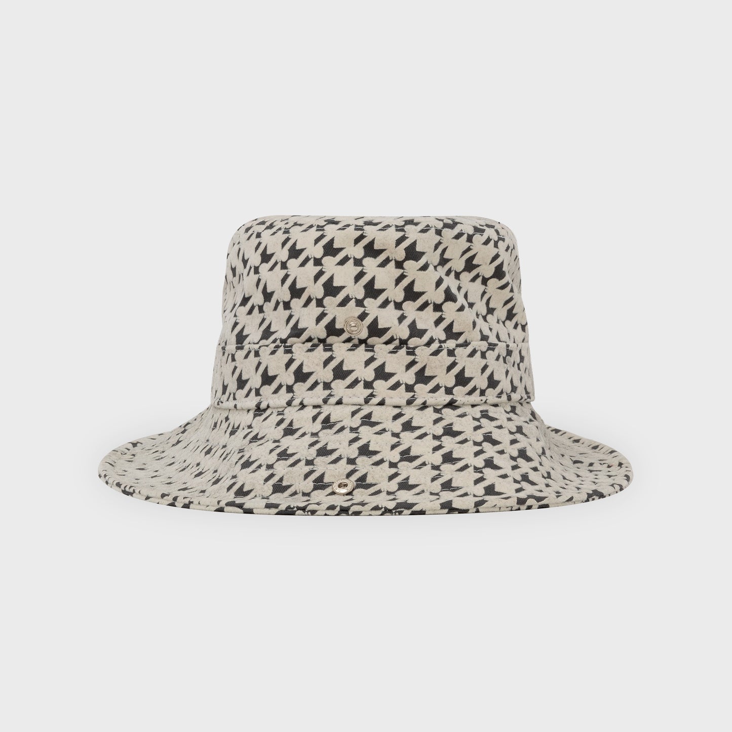 Monogram Bucket Hat - White