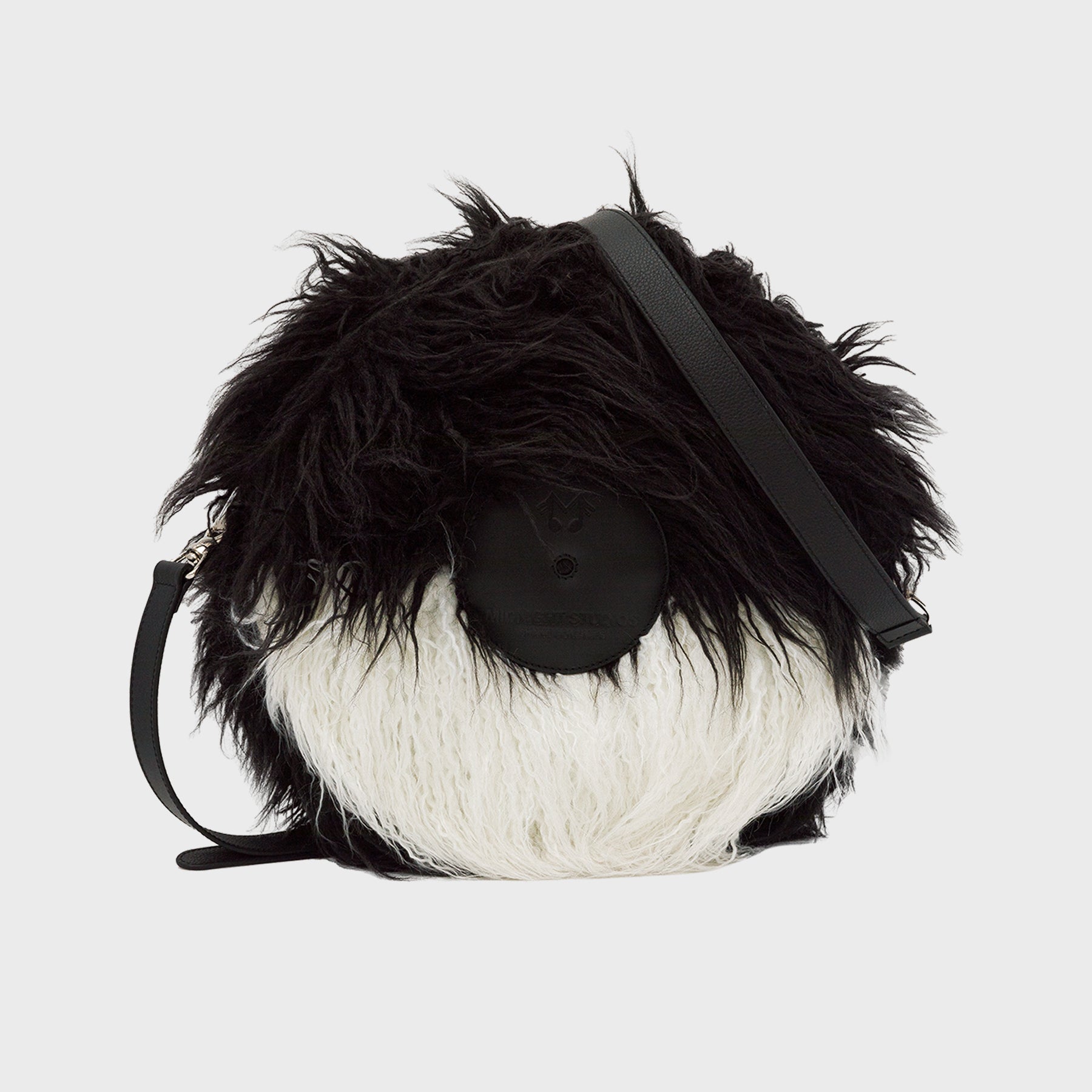 Faux Fur Disque Clutch