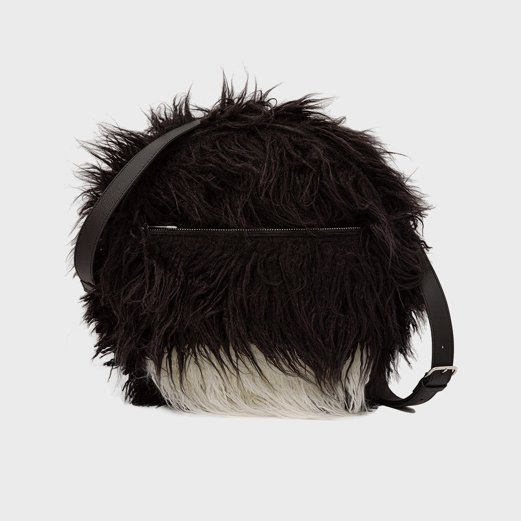 Faux Fur Disque Clutch