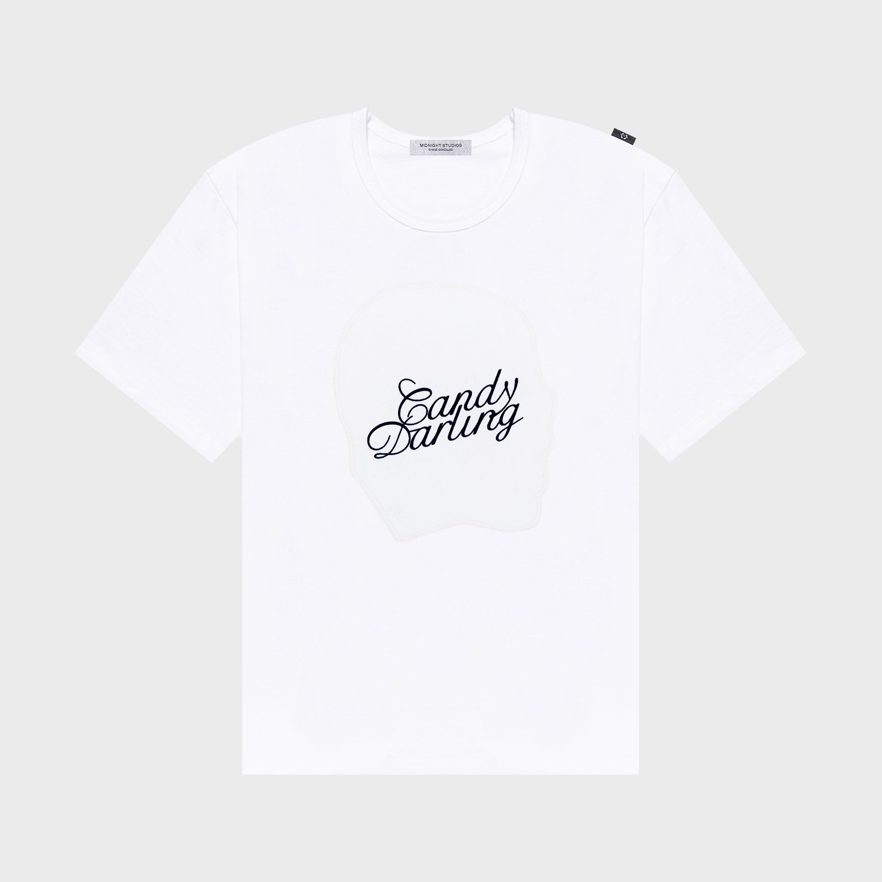 Candy Darling Applique T-Shirt - White – MIDNIGHT STUDIOS