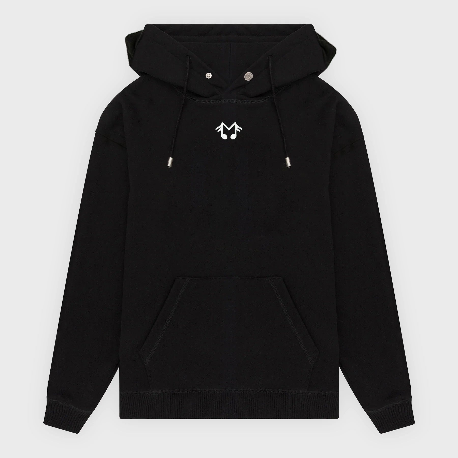 M-Logo Micro Hooded Sweatshirt - Black