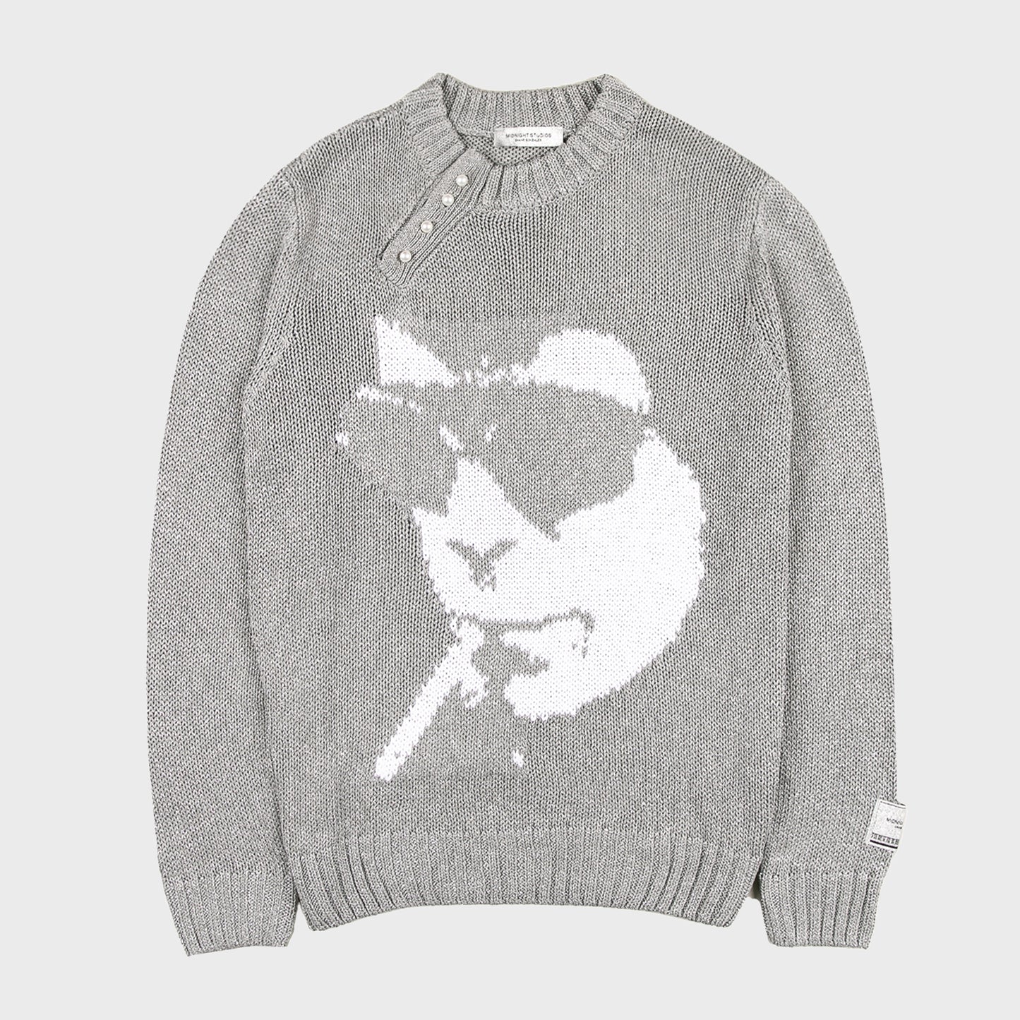 Baby Face Sweater - Chrome