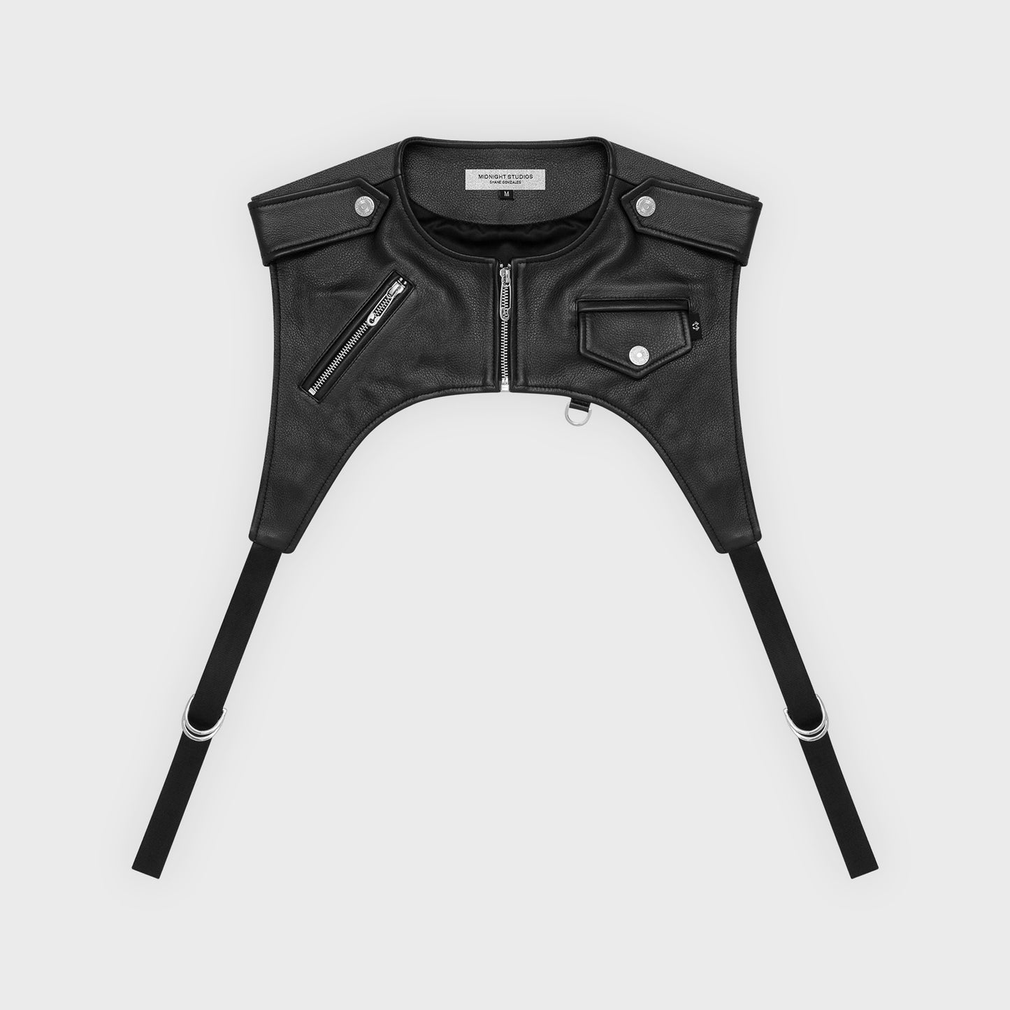 Leather Riders Harness - Black