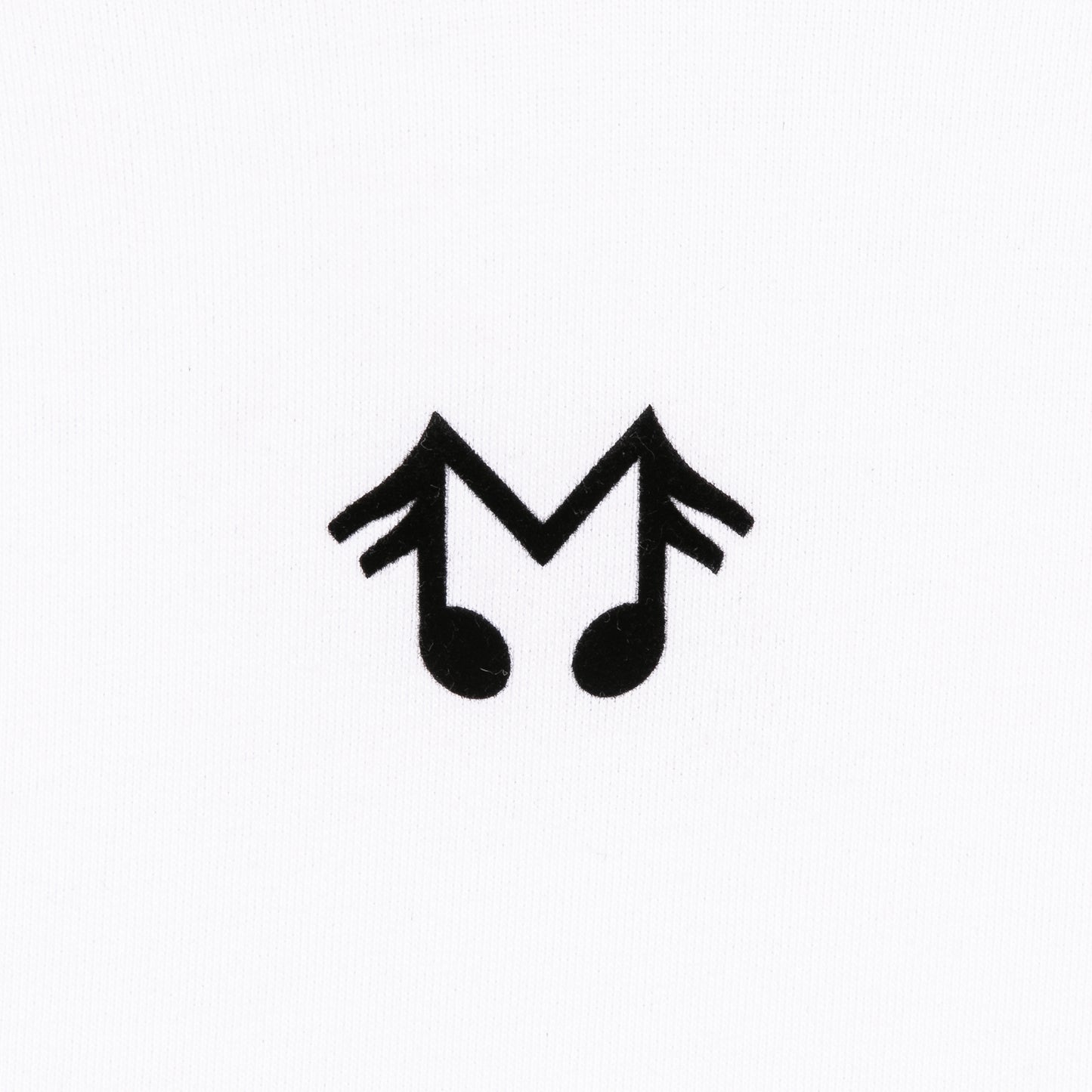 M-Logo Micro Hooded Sweatshirt - White