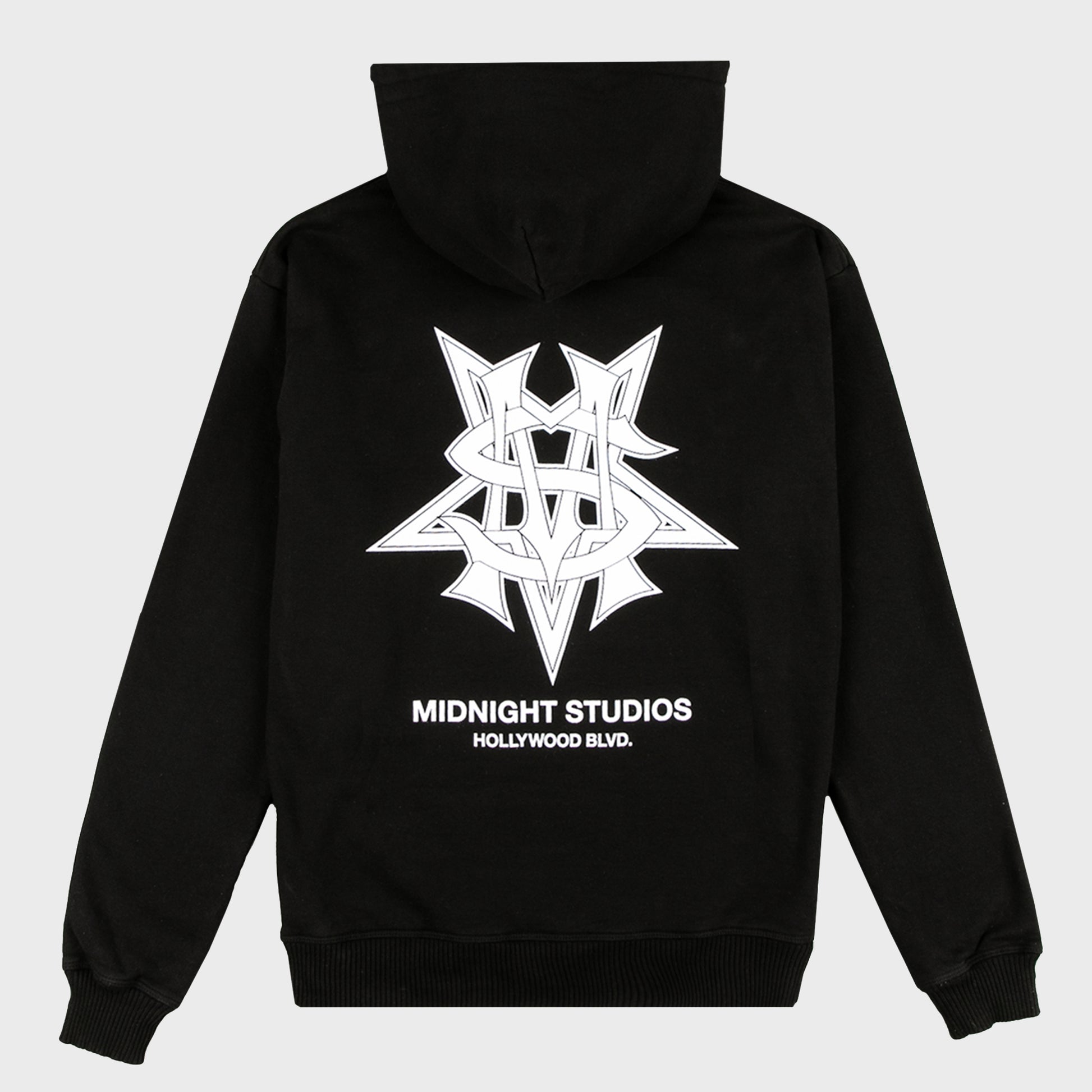 midnight monogram hooded